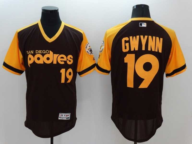 San Diego Padres #19 Tony Gwynn Brown Mitchell And Ness 2016 Flexbase Collection Stitched Baseball Jersey,We sell and wholesale San Diego Padres #19 Tony Gwynn Brown Mitchell And Ness 2016 Flexbase Collection Stitched Baseball Jersey on line form chian!